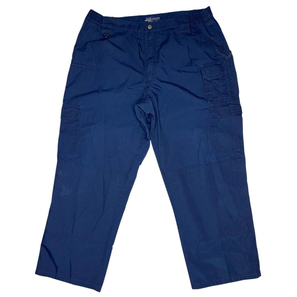 NWOT 5.11 Tactical Taclite Pro Cargo Pants Mens 40 Blue Adjustable Rescue Police